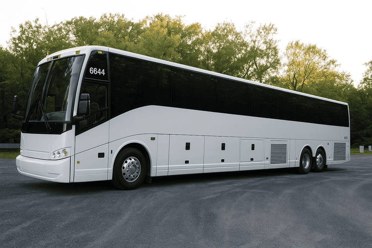 exterior of Charter Bus Rental Pocatello coach bus